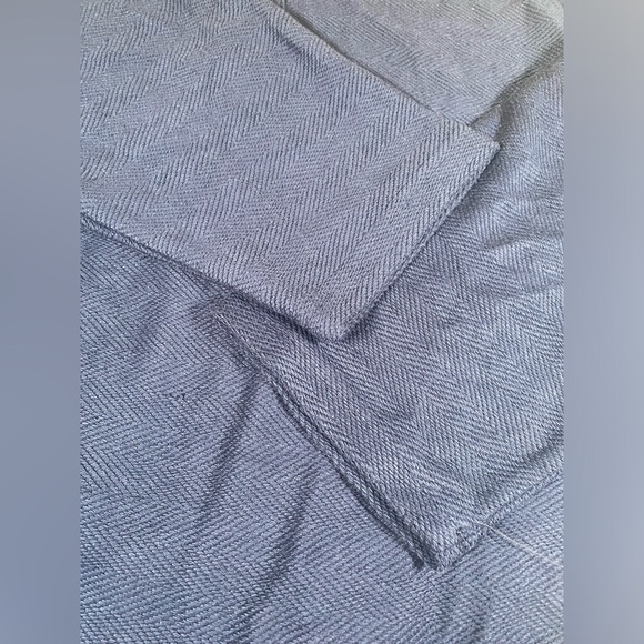 Falls Creek Mens sz 2XL Navy Blue Herringbone Long Sleeve Knit Pullover NWT - Picture 8 of 9